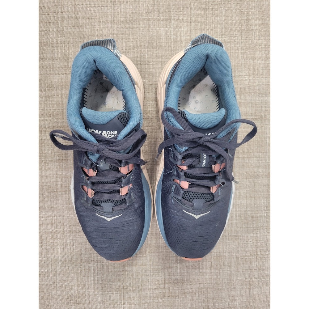 Hoka One One Gaviota 3 Womens 7 Ocean Fog Rosette Running Shoes 1113521 OBRS - Picture 4 of 7